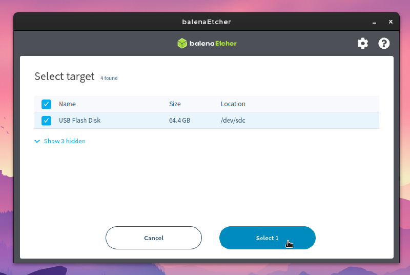 If you don’t see it, you may need to click the Show hidden dropdown