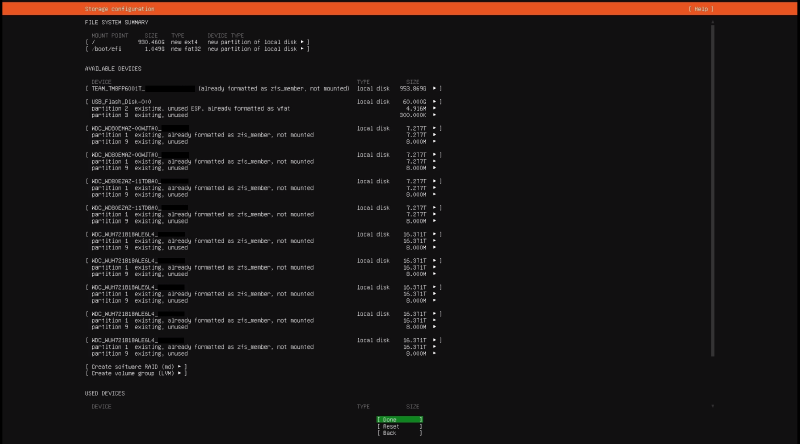 Preview of disk